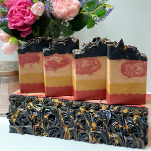 Hogwarts House Sorting ~ Gryffindor Handmade Cold Process Goat's Milk Bar Soap