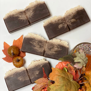 (Only One LEFT) Spice Pumpkin Mocha Latte ~ Handmade Cold Process Goat's Milk Bar Soap