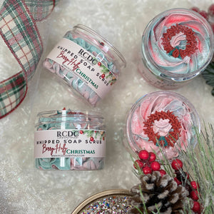 A Berry Holly Christmas ~ Whipped Soap Sugar Scrub