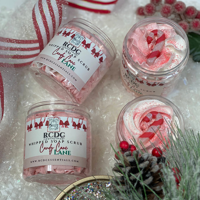 Candy Cane Lane ~ Whipped Soap Sugar Scrub