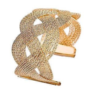 Anna Criss Cross Cuff Bracelet