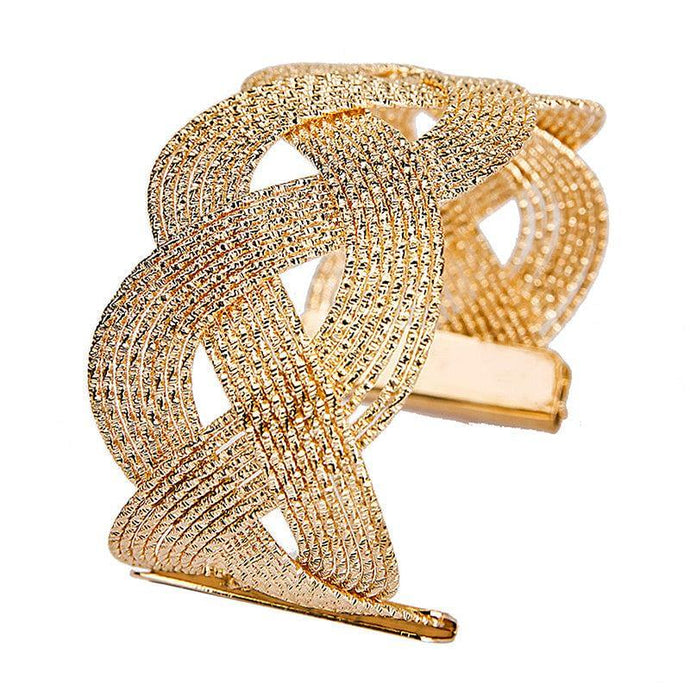 Anna Criss Cross Cuff Bracelet