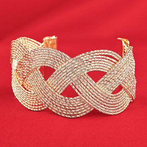 Anna Criss Cross Cuff Bracelet