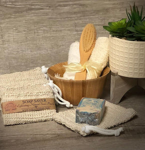 Savon Saver~ Pochette exfoliante en sisal naturel