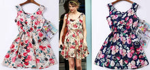 Floral Print Chiffon Dress