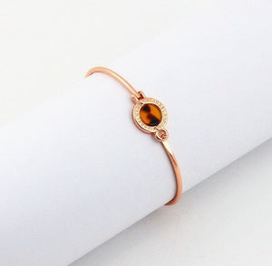 Rose Gold Plated Bangle bracelet