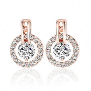 Classic Luxury Halo Earrings