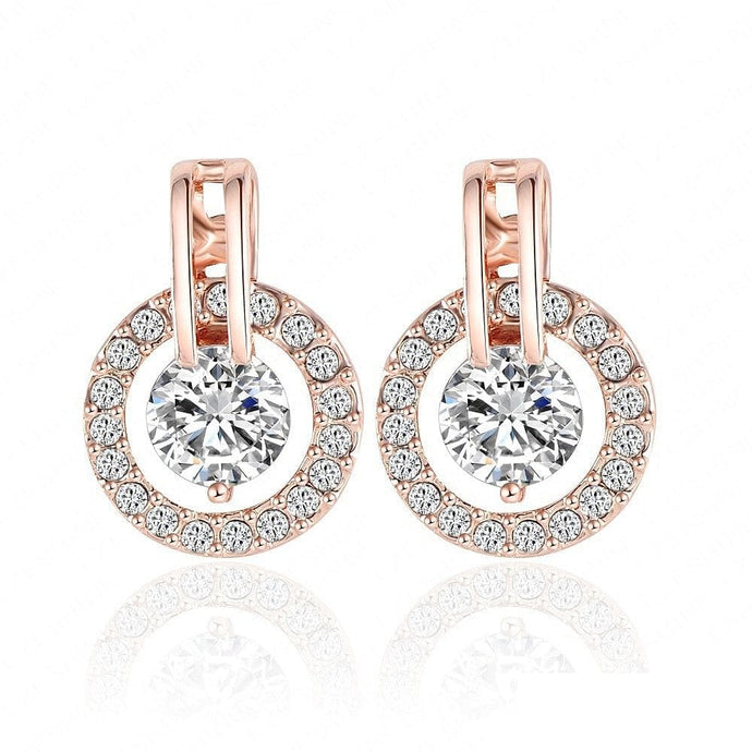 Classic Luxury Halo Earrings