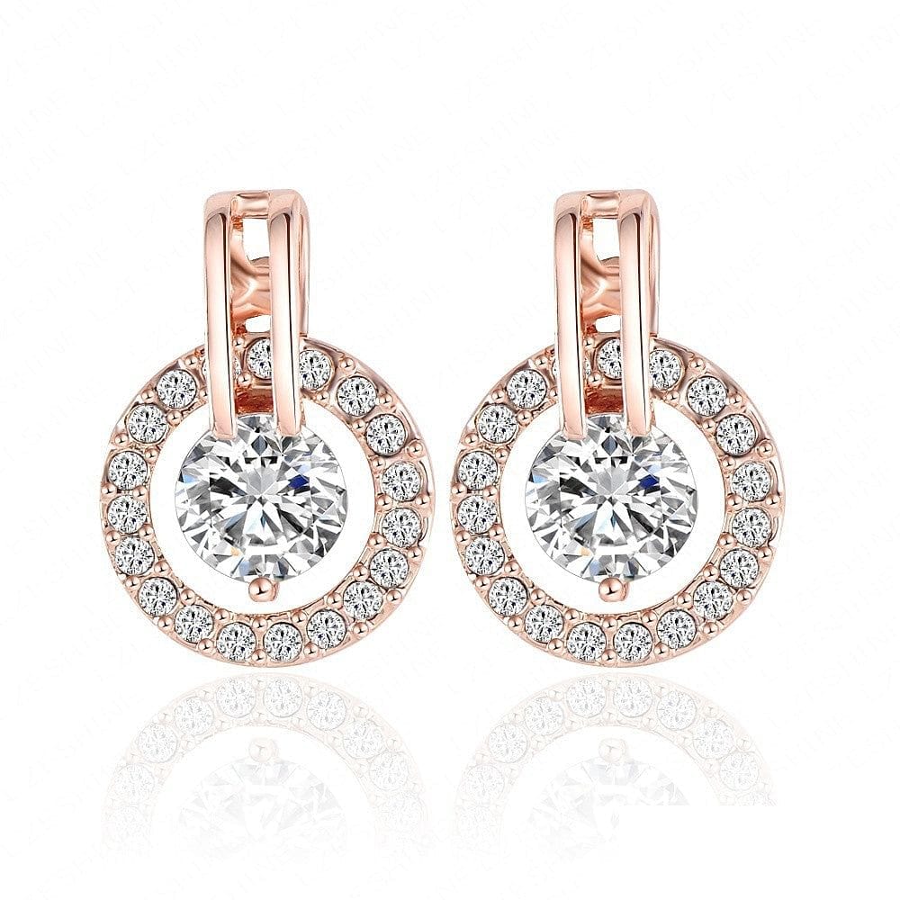 Classic Luxury Halo Earrings