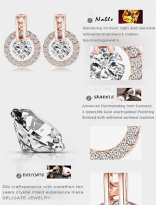 Classic Luxury Halo Earrings