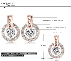 Classic Luxury Halo Earrings