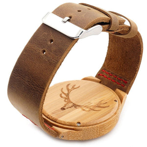 Men's Wooden Bamboo Watch // Buck Head