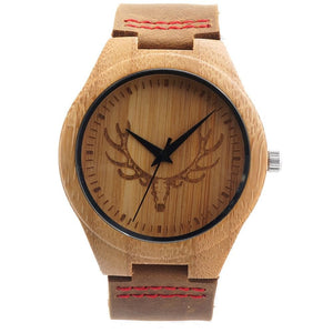 Men's Wooden Bamboo Watch // Buck Head