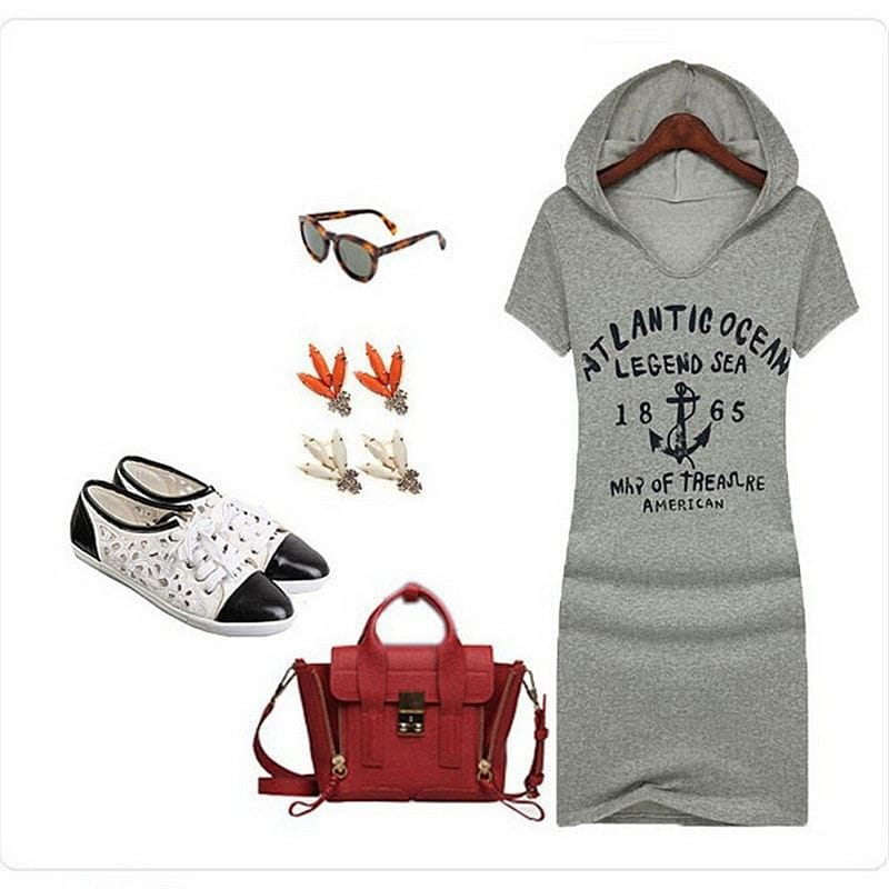 Fair Weather Hoodie Dress