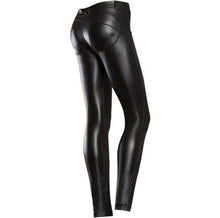 Jeggings de piel sintética para mujer