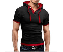 Men's Slim Fit Hooded Tee Shirt