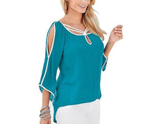 Bella Tunic Cold Shoulder Top