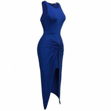 Knotted Form Fitting Maxi Dress