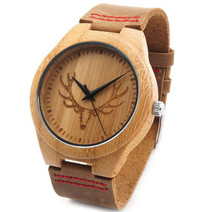 Men's Wooden Bamboo Watch // Buck Head