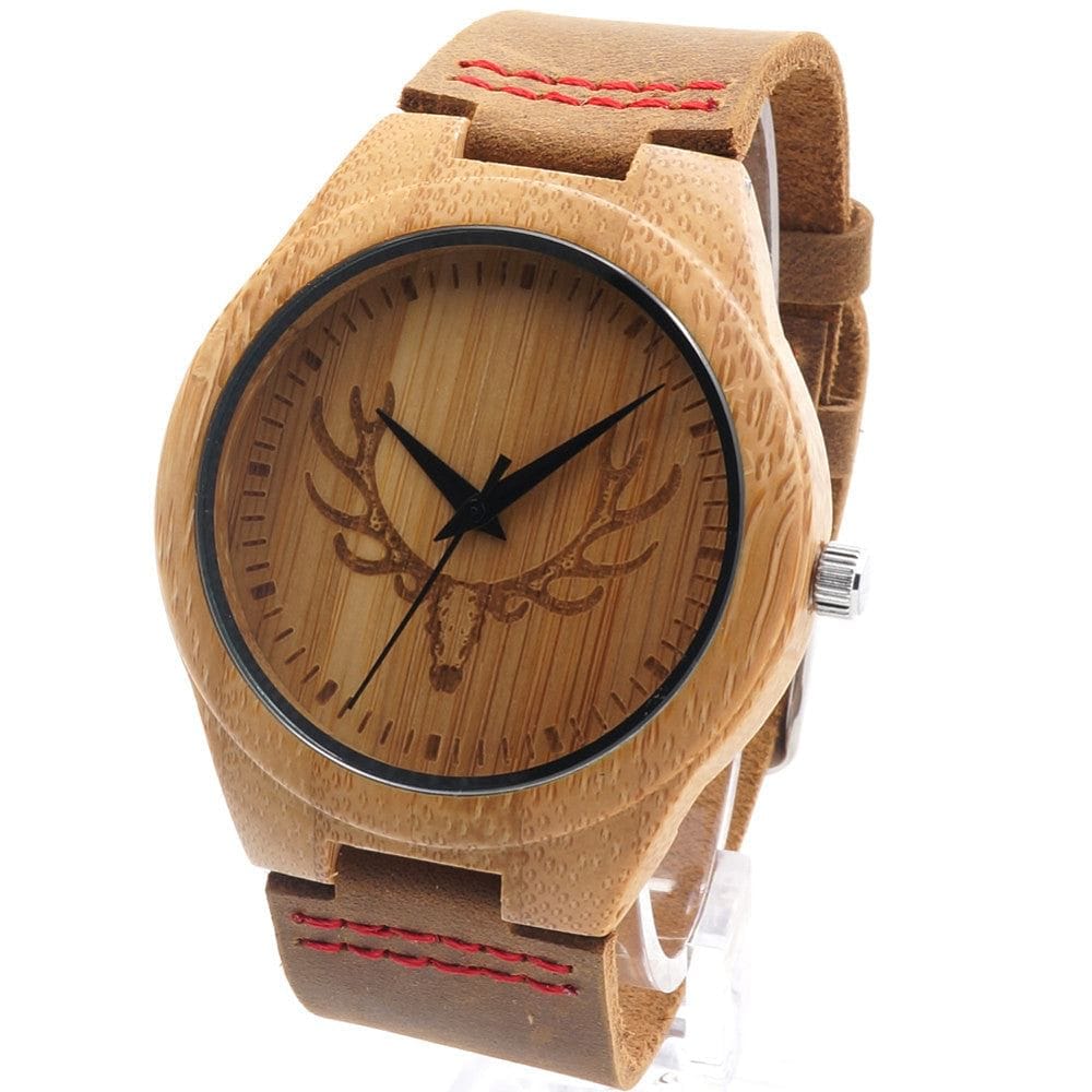 Men's Wooden Bamboo Watch // Buck Head