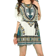 Vestido bohemio informal de verano para playa con tirantes en la cintura