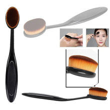 Oval Shape 10pcs Professional Foundation/Powder Brush Kit