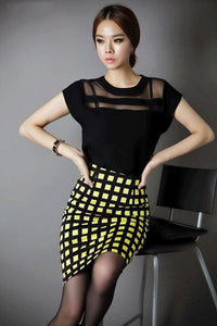 Dana Detailed Splice Blouse