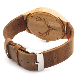 Men's Wooden Bamboo Watch // Buck Head